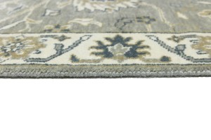 Taupe Floral Osh Chobi 3X8 Peshawar Oriental Runner Rug