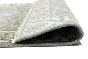 Taupe Floral Osh Chobi 3X8 Peshawar Oriental Runner Rug