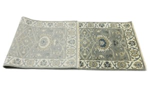 Taupe Floral Osh Chobi 3X8 Peshawar Oriental Runner Rug