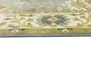 Blue-gray Floral Osh Chobi 6X9 Peshawar Oriental Rug