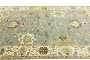 Blue-gray Floral Osh Chobi 6X9 Peshawar Oriental Rug