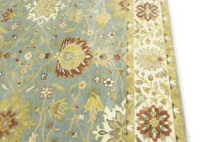 Blue-gray Floral Osh Chobi 8X10 Peshawar Oriental Rug