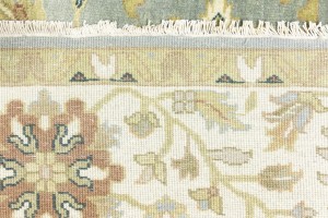Blue-gray Floral Osh Chobi 8X10 Peshawar Oriental Rug