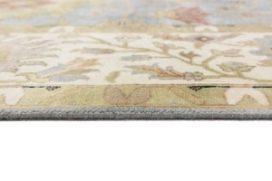 Blue-gray Floral Osh Chobi 10X14 Peshawar Oriental Rug