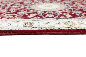 Red Floral 3X12 Indo-Nain Oriental Runner Rug