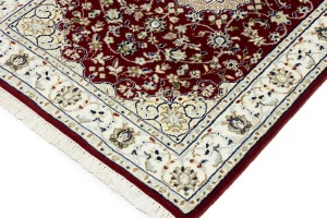 Red Floral 3X10 Indo-Nain Oriental Runner Rug
