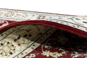 Red Floral 3X10 Indo-Nain Oriental Runner Rug
