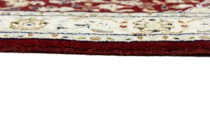 Red Floral 2'5X4'9 Indo-Nain Oriental Rug