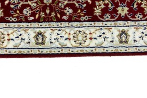 Red Floral 3X8 Indo-Nain Oriental Runner Rug