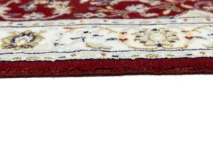 Red Floral 3X8 Indo-Nain Oriental Runner Rug