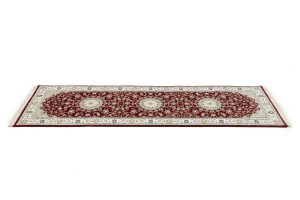 Red Floral 3X8 Indo-Nain Oriental Runner Rug