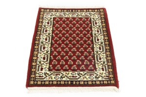 Red Floral 2X3 Indo Botemir Oriental Rug