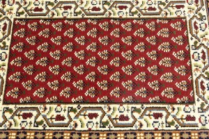 Red Floral 2X3 Indo Botemir Oriental Rug