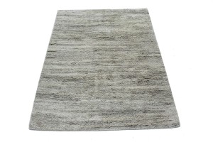 Multicolored Stripes 5'4X7'5 Modern Rug