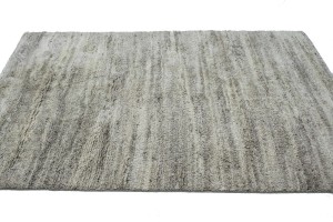Multicolored Stripes 5'4X7'5 Modern Rug