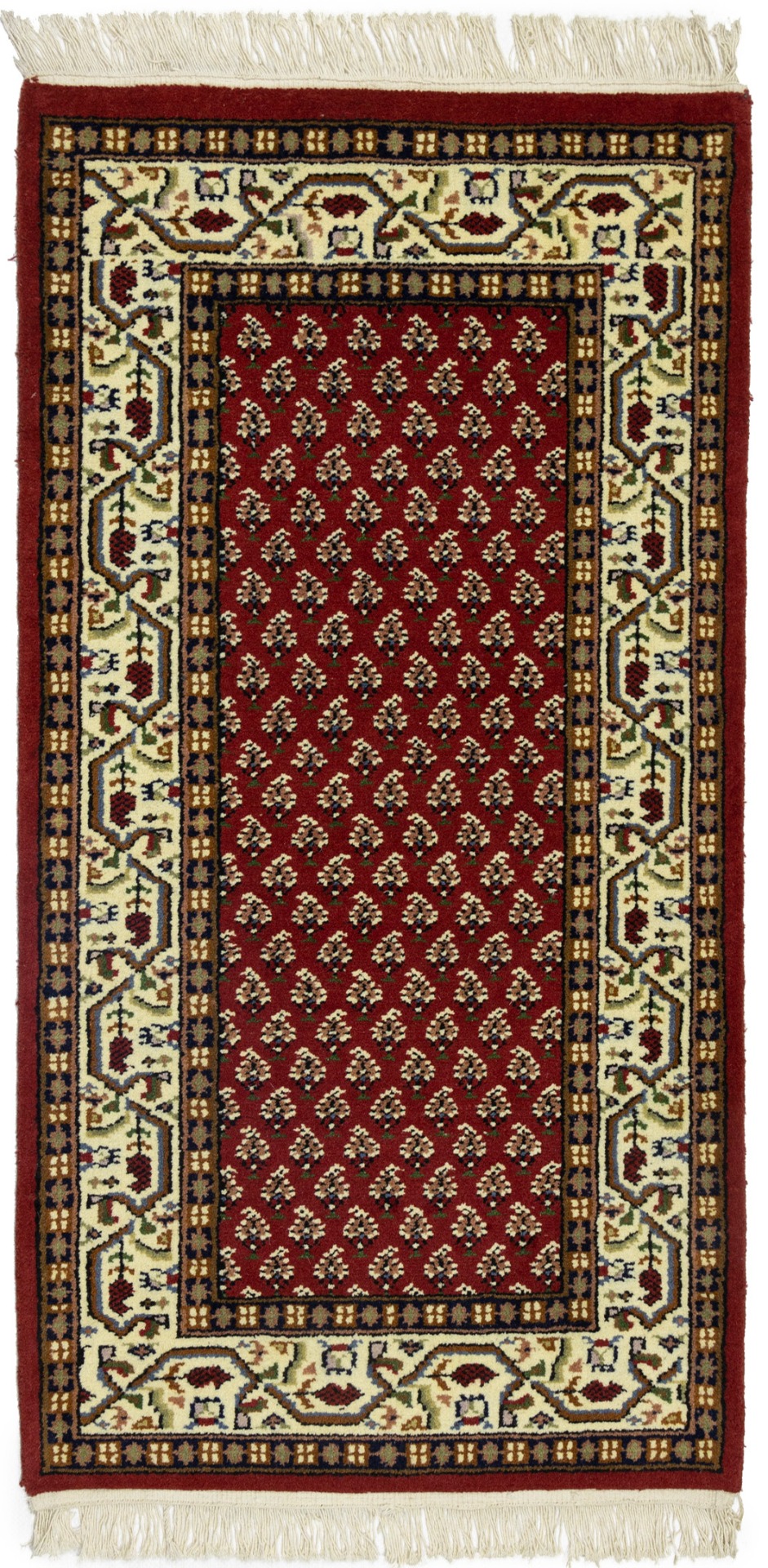 Red Floral 2'4X4'8 Indo Botemir Oriental Rug