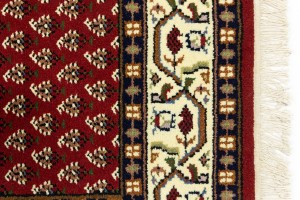 Red Floral 2'4X4'8 Indo Botemir Oriental Rug