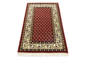 Red Floral 2'4X4'8 Indo Botemir Oriental Rug