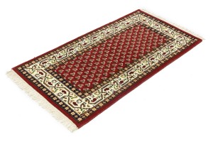Red Floral 2'4X4'8 Indo Botemir Oriental Rug