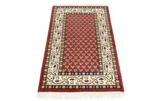 Red Floral 2'4X4'8 Indo Botemir Oriental Rug