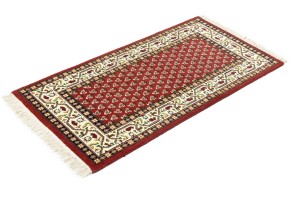 Red Floral 2'4X4'8 Indo Botemir Oriental Rug