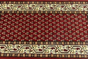 Red Floral 2'4X4'8 Indo Botemir Oriental Rug