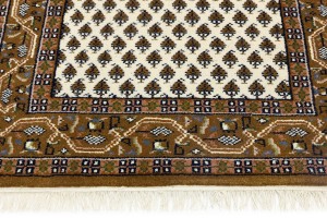 Cream Floral 3X5 Indo Botemir Oriental Rug