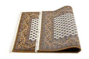 Cream Floral 3X5 Indo Botemir Oriental Rug