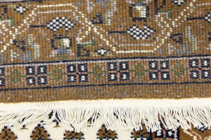 Cream Floral 3X5 Indo Botemir Oriental Rug