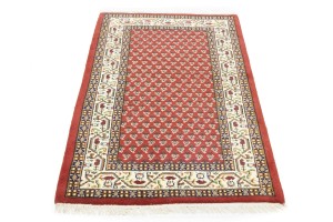 Red Floral 3X5 Indo Botemir Oriental Rug