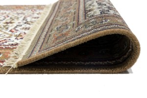 Cream Floral Tribal 3X5 Indo-Bidjar Oriental Rug