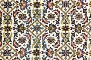 Cream Floral Tribal 3X5 Indo-Bidjar Oriental Rug
