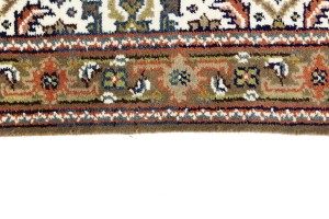 Cream Floral Tribal 3X5 Indo-Bidjar Oriental Rug