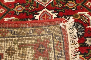 Red Floral Tribal 3X5'5 Indo-Bidjar Oriental Rug