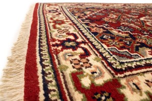 Red Floral Tribal 3X5 Indo-Bidjar Oriental Rug