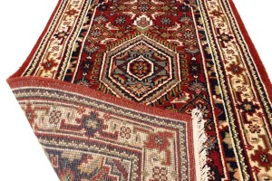 Red Floral Tribal 3X5 Indo-Bidjar Oriental Rug