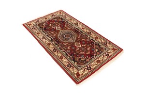 Red Floral Tribal 3X5 Indo-Bidjar Oriental Rug