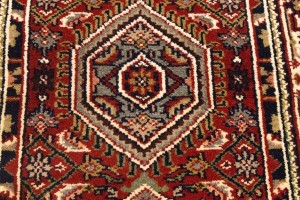 Red Floral Tribal 3X5 Indo-Bidjar Oriental Rug