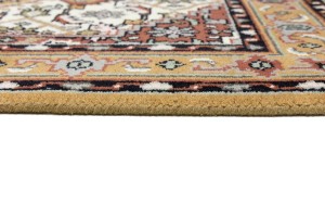 Cream Floral Tribal 3X5'6 Indo-Bidjar Oriental Rug