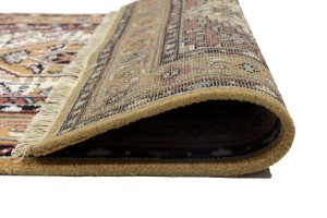Cream Floral Tribal 3X5'6 Indo-Bidjar Oriental Rug