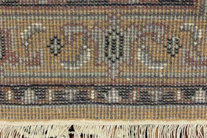 Cream Floral Tribal 3X5'6 Indo-Bidjar Oriental Rug