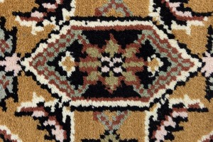 Cream Floral Tribal 3X5'6 Indo-Bidjar Oriental Rug