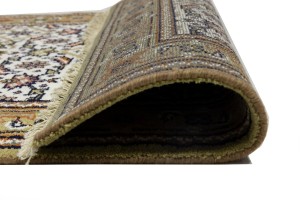 Cream Floral Tribal 3X5 Indo-Bidjar Oriental Rug