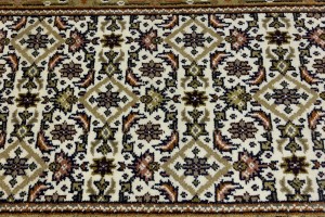Cream Floral Tribal 3X5 Indo-Bidjar Oriental Rug