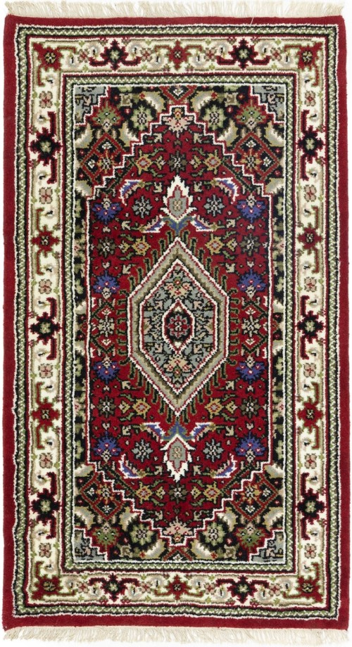 Red Floral Tribal 3'2X5'6 Indo-Bidjar Oriental Rug