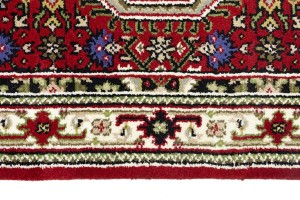 Red Floral Tribal 3'2X5'6 Indo-Bidjar Oriental Rug