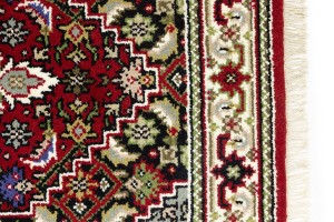 Red Floral Tribal 3'2X5'6 Indo-Bidjar Oriental Rug