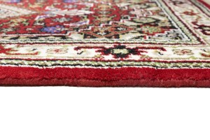 Red Floral Tribal 3'2X5'6 Indo-Bidjar Oriental Rug