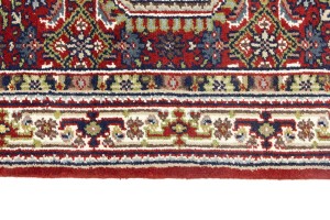 Red Floral Tribal 3'2X5'4 Indo-Bidjar Oriental Rug