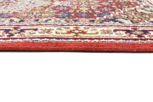 Red Floral Tribal 3'2X5'4 Indo-Bidjar Oriental Rug